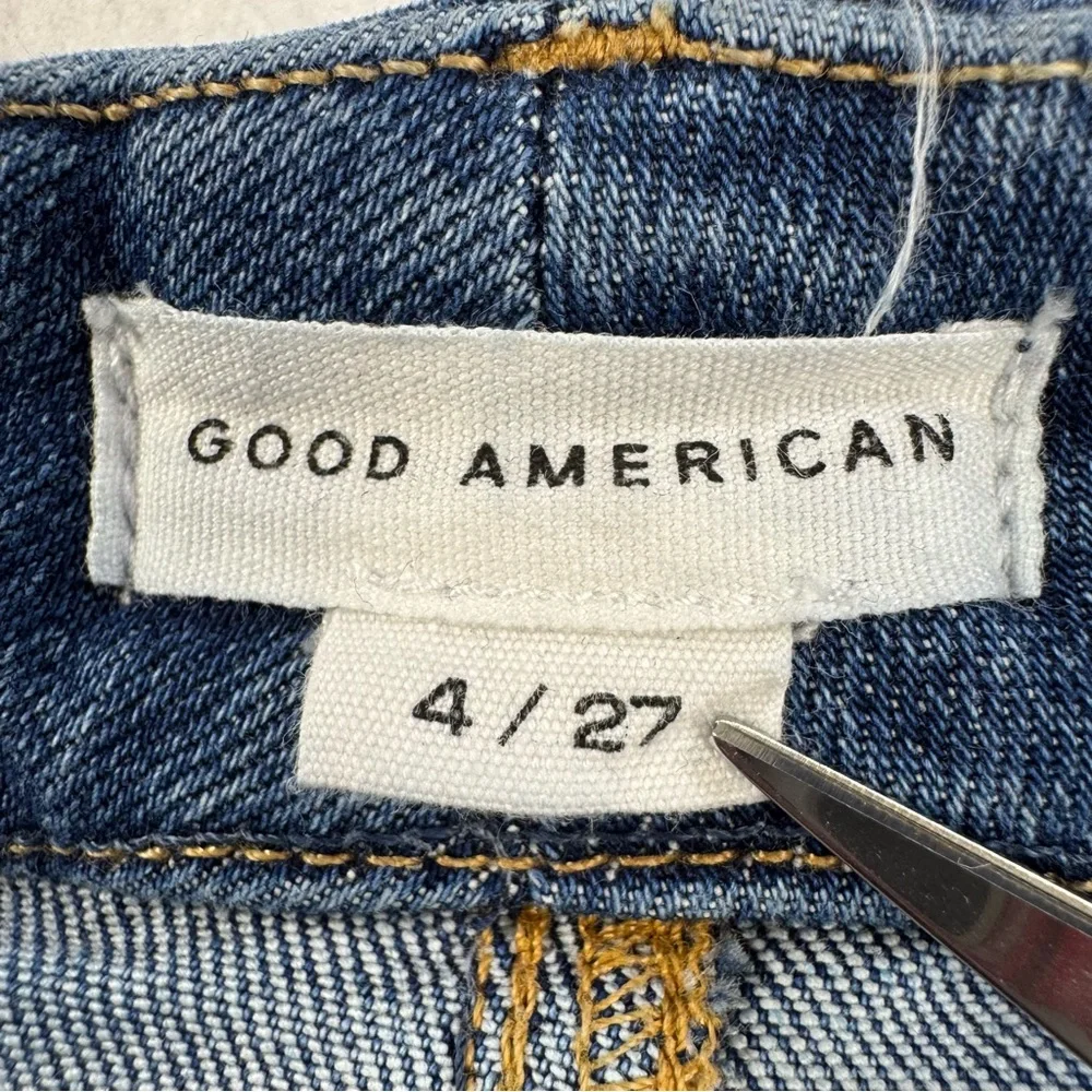 Good American Women’s 4 Good Legs Straight Jeans Indigo271 - Picture 8 of 16